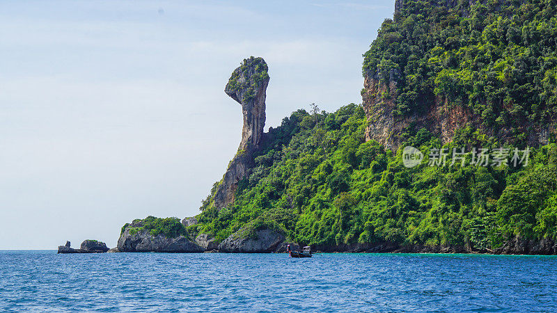 Koh Kai或Koh Khai意为夏季安达曼海甲米旅游地标的鸡岛